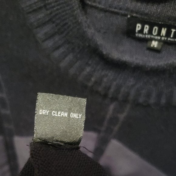 Pronti Collection by Phita Men's Black Sweater - Picture 7 of 7